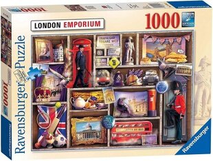 Ravensburger - Puzzle 1000 London Emporium hind ja info | Lauamängud ja mõistatused | kaup24.ee