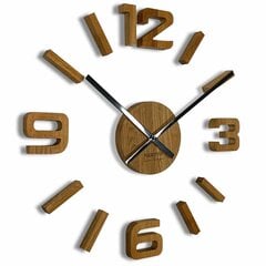 Часы настенные Charm 7 ECO Дуб 50-75см цена и информация | Часы | kaup24.ee