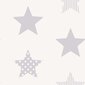 425342 Kids at Home Wallpaper "Superstar" Silver and White hind ja info | Tapeedid | kaup24.ee