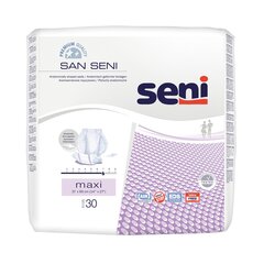 SAN SENI Maxi anatomiskie ieliktņi 30gab. цена и информация | Подгузники, прокладки, одноразовые пеленки для взрослых | kaup24.ee