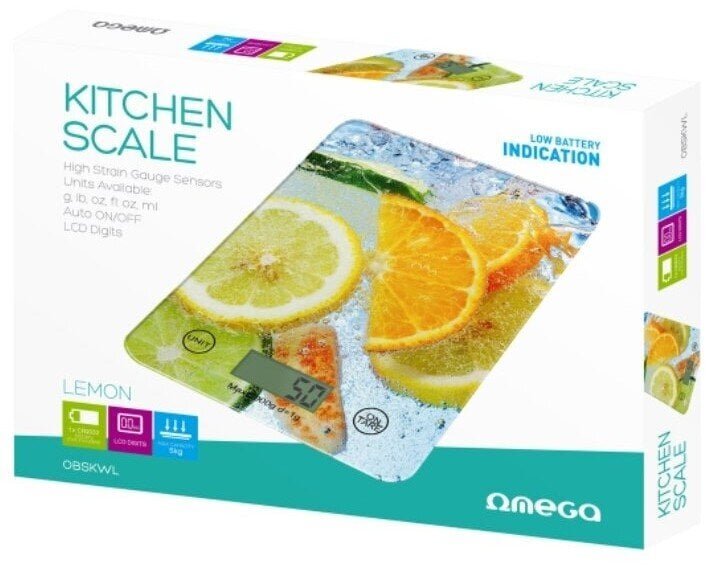 Köögikaal Omega OBSKWL Kitchen Scale hind ja info | Köögikaalud | kaup24.ee