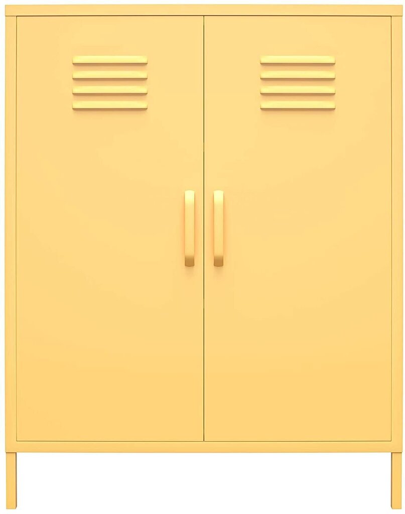 Kapp Novogratz Cache, kollane, 101.50 cm hind ja info | Elutoa väikesed kapid | kaup24.ee