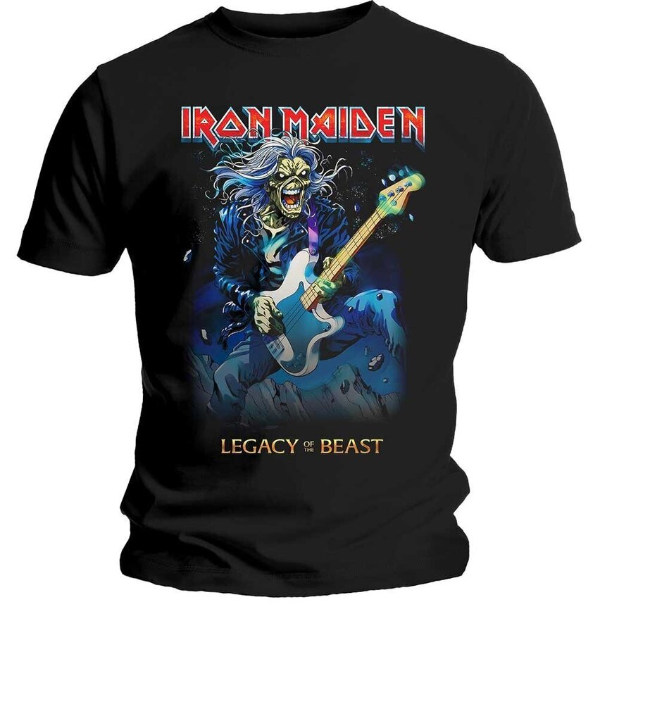 Meeste lühikeste varrukatega T-särk Iron Maiden"Eddie on Bass" hind ja info | Meeste T-särgid | kaup24.ee