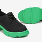 Mustad madalad kingad rohelise tallaga hind ja info | Naiste kingad | kaup24.ee