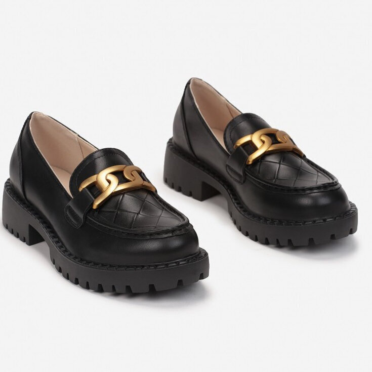 Mustad madalad kingad pandlaga hind ja info | Naiste kingad | kaup24.ee