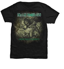 Meeste lühikeste varrukatega T-särk Iron MaidenFrom Fear To Eternity Distressed цена и информация | Мужские футболки | kaup24.ee