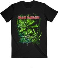 Meeste lühikeste varrukatega T-särk Iron MaidenFinal Frontier Green цена и информация | Мужские футболки | kaup24.ee