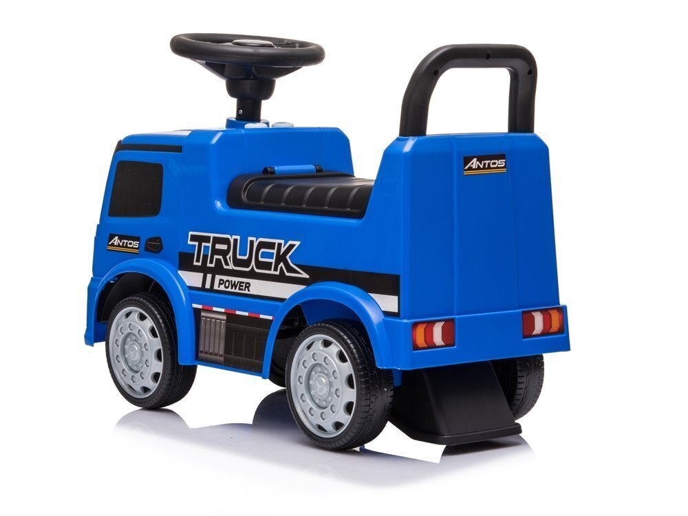 Laste tõukeauto Mercedes Antos 656, sinine heli- ja valgusefektidega hind ja info | Imikute mänguasjad | kaup24.ee