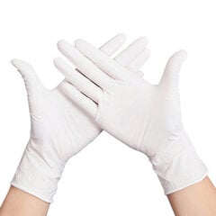 Нитрас нитриловые перчатки Wave, белый S, 100шт цена и информация | Аптечки | kaup24.ee