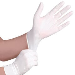Нитрас нитриловые перчатки Wave, белый M, 100шт цена и информация | Аптечки | kaup24.ee