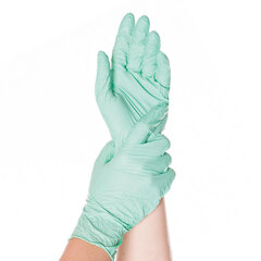 Нитрас нитриловые перчатки Wave mint, S размер, 100 шт. цена и информация | Аптечки | kaup24.ee