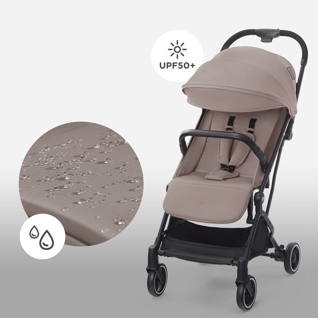 Sportlik jalutuskäru Kinderkraft Indy, Calm Beige hind ja info | Vankrid, jalutuskärud | kaup24.ee