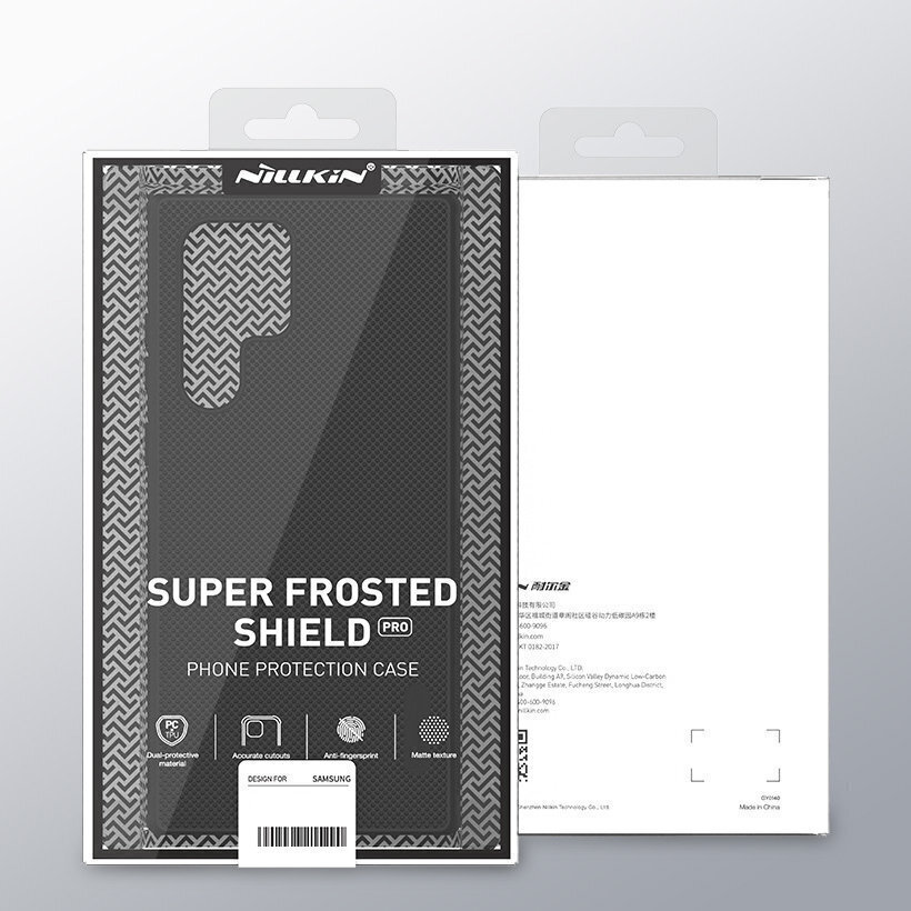 Nillkin Super Frosted Shield Pro ümbris Samsung Galaxy S22 Ultra jaoks, must цена и информация | Telefoni kaaned, ümbrised | kaup24.ee