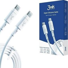 USB кабель 3mk Hyper Silicone Cable Type-C 60W 3A, 1 м цена и информация | Кабели для телефонов | kaup24.ee