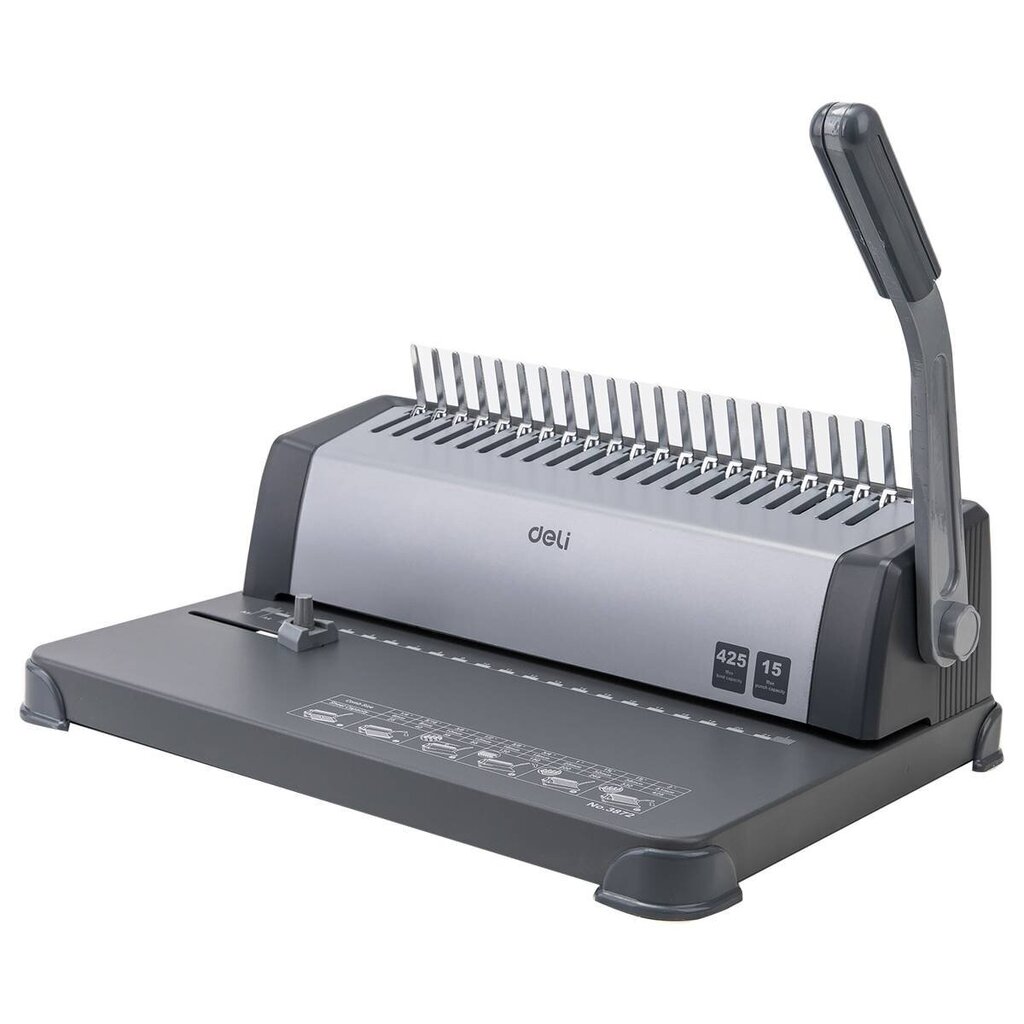 Comb Binding Machine Deli E3872 цена и информация | Kirjatarbed | kaup24.ee