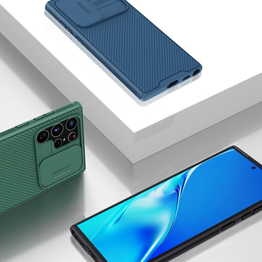 Nillkin CamShield Pro ümbris Samsung Galaxy S22 Ultra jaoks, must цена и информация | Telefoni kaaned, ümbrised | kaup24.ee