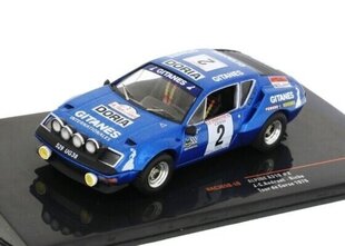 Alpine A310 #2 Rallye Tour de Corse 1976 J-C.Andruet/Biche 1:43 IXO RAC365B цена и информация | Игрушки для мальчиков | kaup24.ee