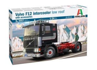 Volvo F12 Intercooler Low Roof with Accessories 1:24 ITALERI 3957 3957 цена и информация | Конструкторы и кубики | kaup24.ee