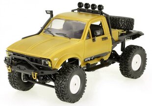 Mänguauto OFF-ROAD WPL C-14 (1:16, 4x4, 2.4G, LiPo), kollane hind ja info | Poiste mänguasjad | kaup24.ee