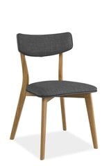 Комплект из 2 стульев Karl, серый цена и информация | Стулья для кухни и столовой | kaup24.ee