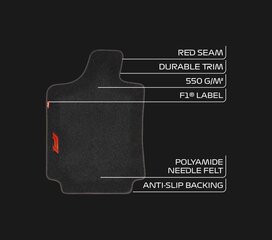 Automatid 4 tk, F1® CM470 hind ja info | Universaalsed matid | kaup24.ee