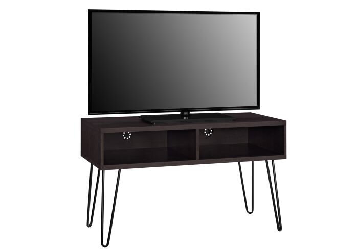 TV-kapp Ameriwood Home Owen, tumepruun/must hind ja info | TV alused | kaup24.ee