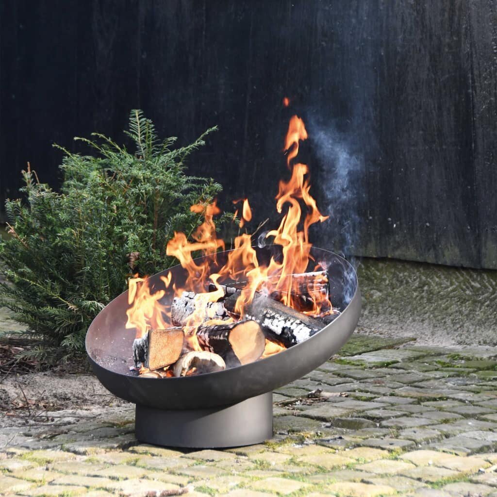 422496 Esschert Design Fire Bowl Sloping Black Steel FF402 hind ja info | Lõkkealused | kaup24.ee