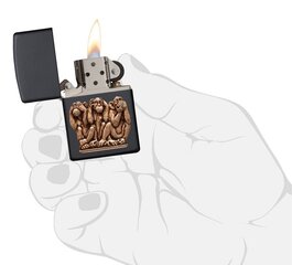 Tulemasin Zippo 29409 Three Monkeys hind ja info | Tulemasinad ja tarvikud | kaup24.ee