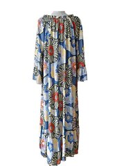 Suure lillemustriga naiste kleit Juice Firenze K5065.468-4 hind ja info | Kleidid | kaup24.ee