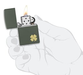 Зажигалка Zippo 49796 Four Leaf Clover цена и информация | Зажигалки и аксессуары | kaup24.ee