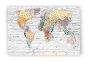Карта мира из пробкового дерева цена и информация | Репродукции, картины | kaup24.ee