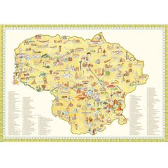 Fototapeedid - Leedu kaart linnade ja alevitega hind ja info | Fototapeedid | kaup24.ee