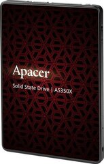 Sisemine SSD 256GB Apacer AS350X 2,5" Sata3 (AP256GAS350XR-1) hind ja info | Apacer Arvutid ja IT- tehnika | kaup24.ee