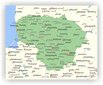 Korgimaal - Leedu kaart [Korgikaart], 200x100cm цена и информация | Seinapildid | kaup24.ee