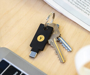 Turvavõti Yubico YubiKey 5C Nfc Usb-C hind ja info | USB jagajad, adapterid | kaup24.ee