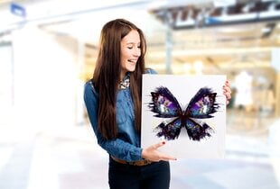 Картина Желтая бабочка, 30х30 см. цена и информация | Картины, живопись | kaup24.ee