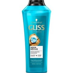 Niisutav šampoon normaalsetele ja kuivadele juustele Gliss Aqua Revive 400 ml hind ja info | Šampoonid | kaup24.ee