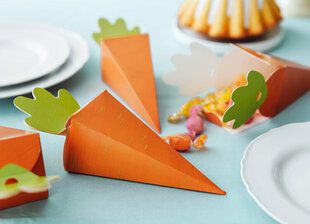 Коробочки для сладостей «Морковь», 6 шт./26 см цена и информация | Подарочные упаковки | kaup24.ee