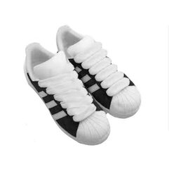 Широкие плоские шнурки 14 мм 120 см, цвет белый цена и информация | Уход за одеждой и обувью | kaup24.ee