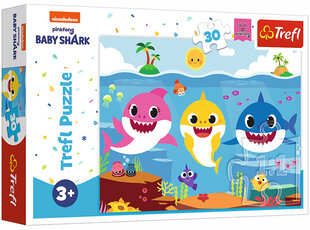 Puzzle 023 baby shark/ *30шт цена и информация | Пазлы | kaup24.ee