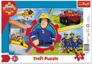 Пазл Puzzle 245 fireman Sam, 15шт цена и информация | Пазлы | kaup24.ee