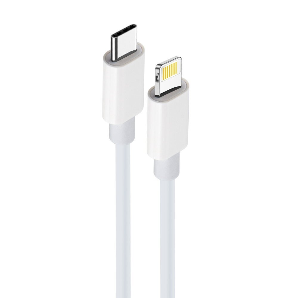 Maxlife MXUC-05 kaabel USB-C - Lightning 2,0 m 20W, valge цена и информация | Mobiiltelefonide kaablid | kaup24.ee