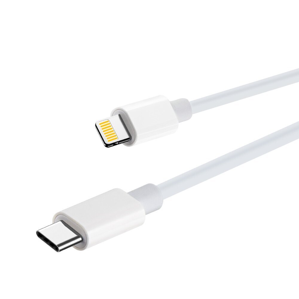 Maxlife MXUC-05 kaabel USB-C - Lightning 2,0 m 20W, valge цена и информация | Mobiiltelefonide kaablid | kaup24.ee