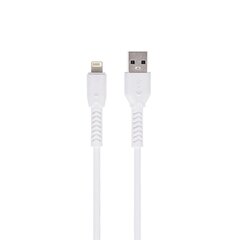 Maxlife MXUC-04 cable USB - Lightning 1,0 m 3A white цена и информация | Кабели для телефонов | kaup24.ee