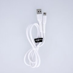 Maxlife MXUC-04 cable USB - Lightning 1,0 m 3A white цена и информация | Кабели для телефонов | kaup24.ee