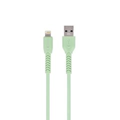 Maxlife MXUC-04 cable USB - Lightning 1,0 m 3A green цена и информация | Кабели для телефонов | kaup24.ee