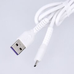 Maxlife MXUC-04 kaabel USB - microUSB 1,0 m 3A, valge hind ja info | Mobiiltelefonide kaablid | kaup24.ee