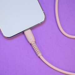 Maxlife MXUC-04 cable USB - USB-C 1,0 m 3A pink цена и информация | Кабели для телефонов | kaup24.ee