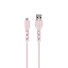 Maxlife MXUC-04 kaabel USB - USB-C 1,0 m 3A, roosa цена и информация | Кабели для телефонов | kaup24.ee