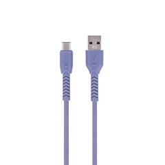 Maxlife MXUC-04 kaabel USB - USB-C 1,0 m 3A, lilla hind ja info | Mobiiltelefonide kaablid | kaup24.ee